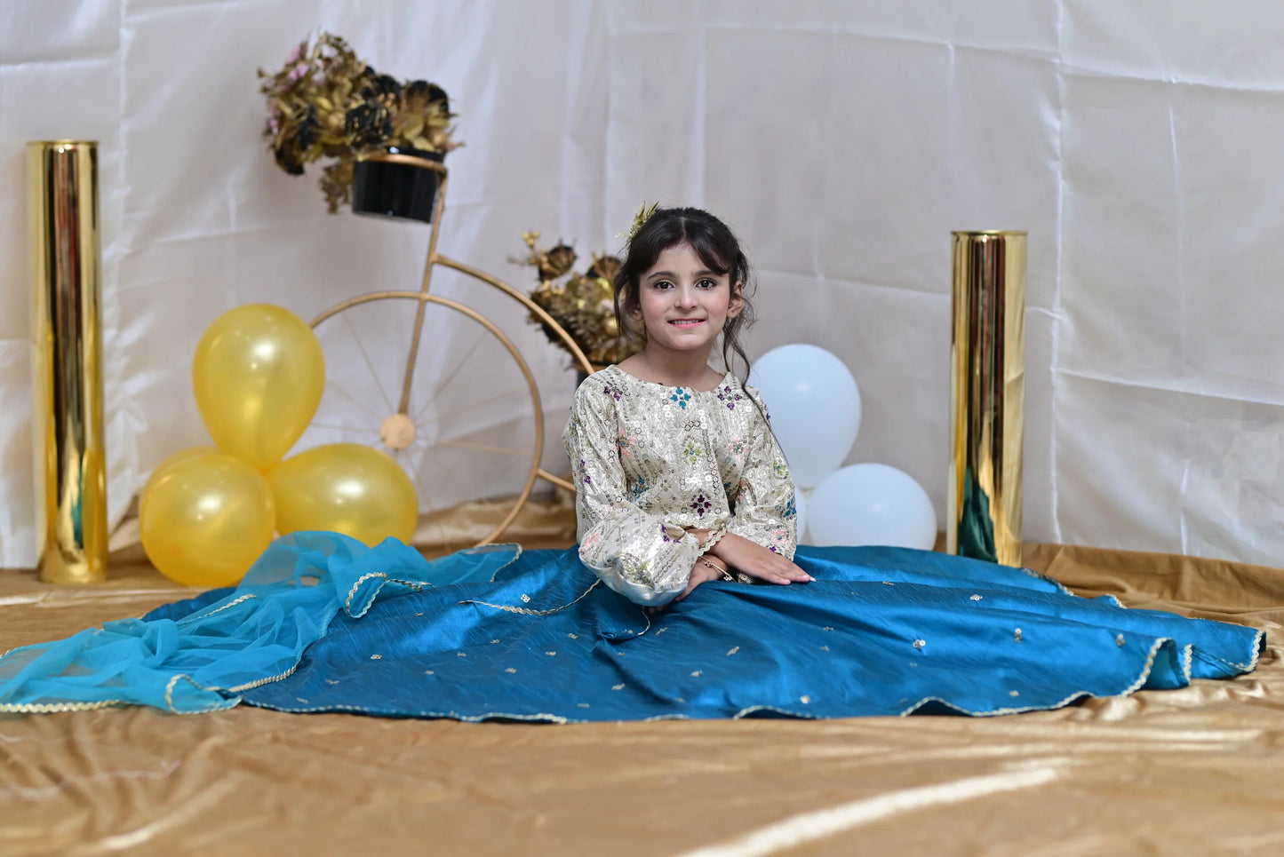 Pretty | Raw Silk Lehenga Cholli | Girls Wedding Dresses