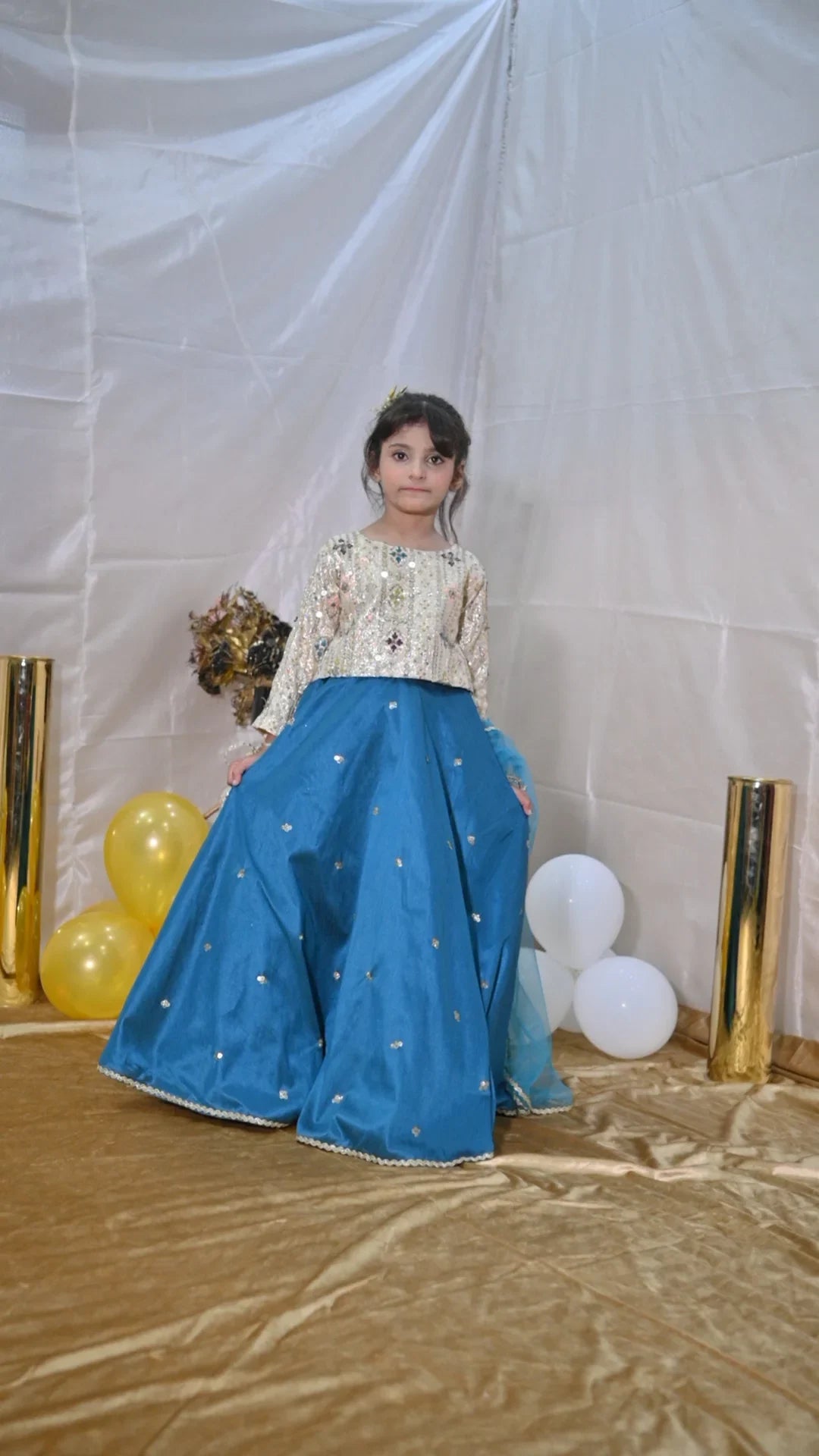 Pretty | Raw Silk Lehenga Cholli | Girls Wedding Dresses