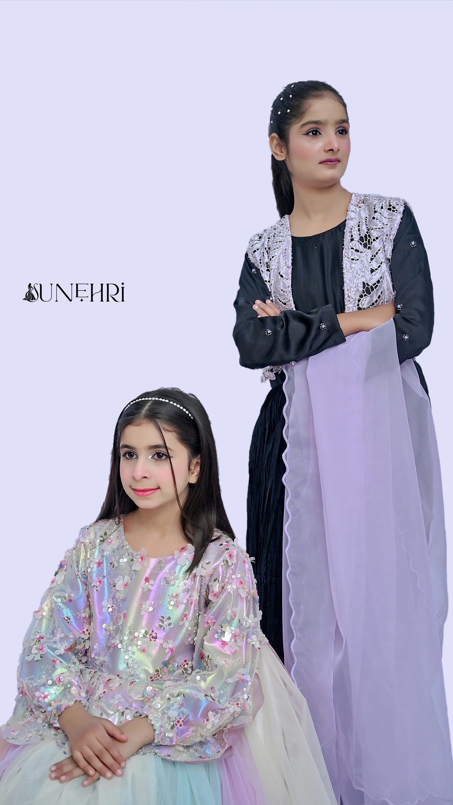 Mehar | Black maxi Frock | Party Wear