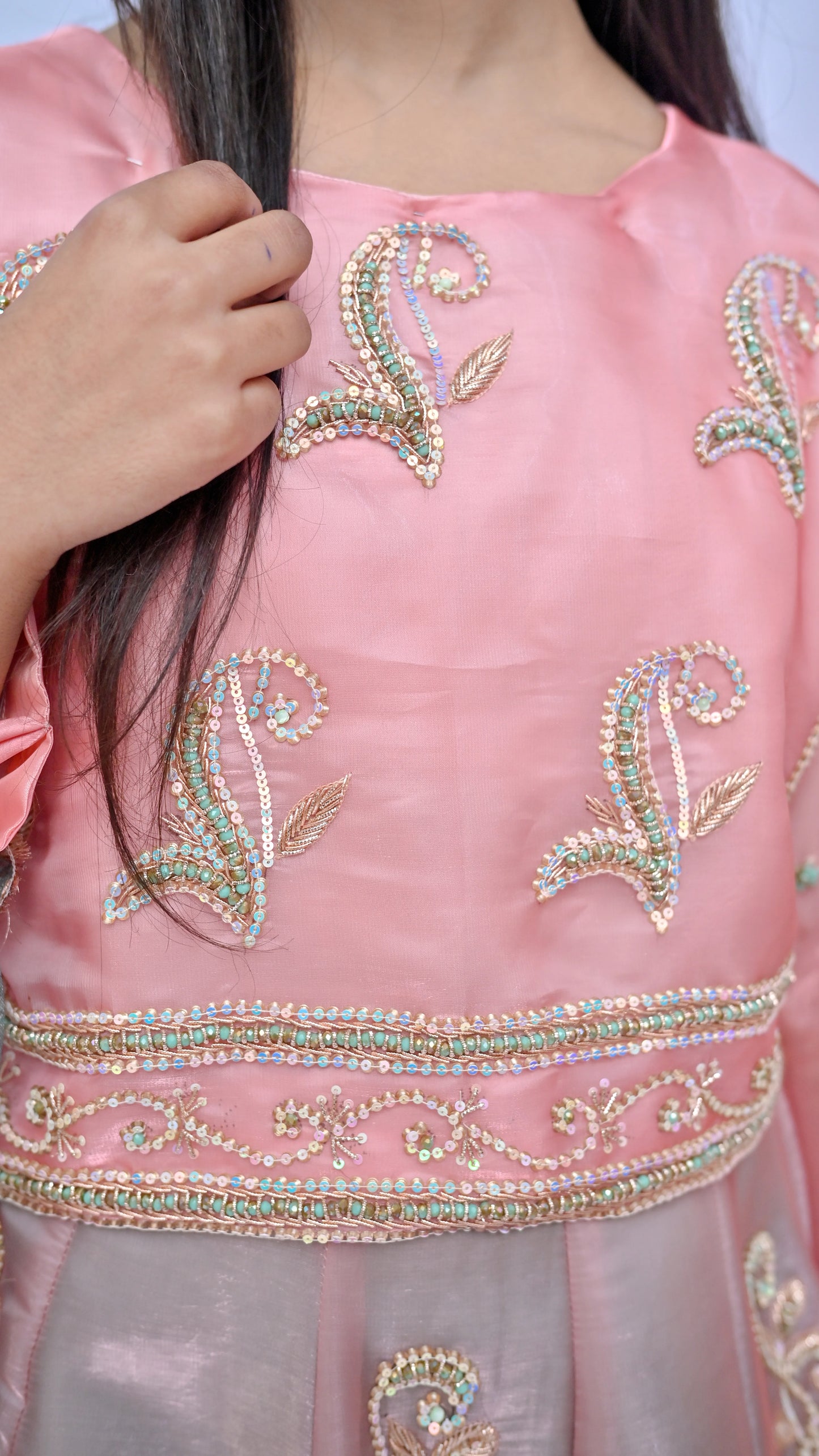 Sunehri | Girls Party Wear | Lehanga Cholli