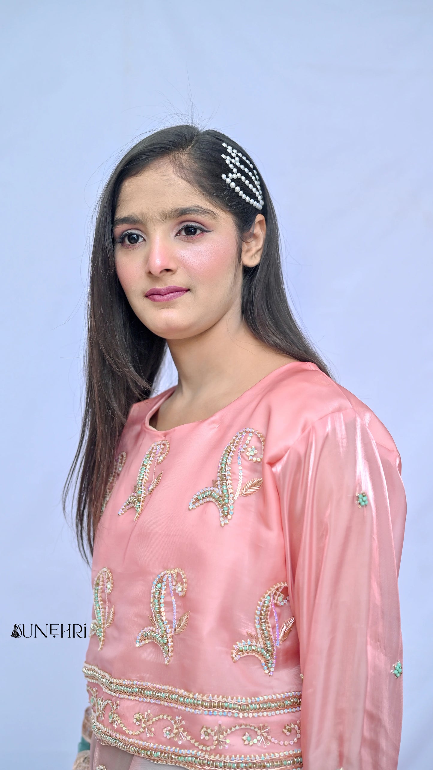 Sunehri | Girls Party Wear | Lehanga Cholli